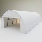 Biała hala łukowa 6,1 x 14,63 x 3,66 m