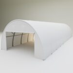 Biała hala łukowa 6,1 x 18,3 x 3,66 m