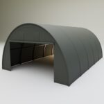 Zielona hala łukowa 6,1 x 7,32 x 3,66 m