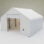 Biała hala namiotowa 9,15 x 9,15 x 6,1 m